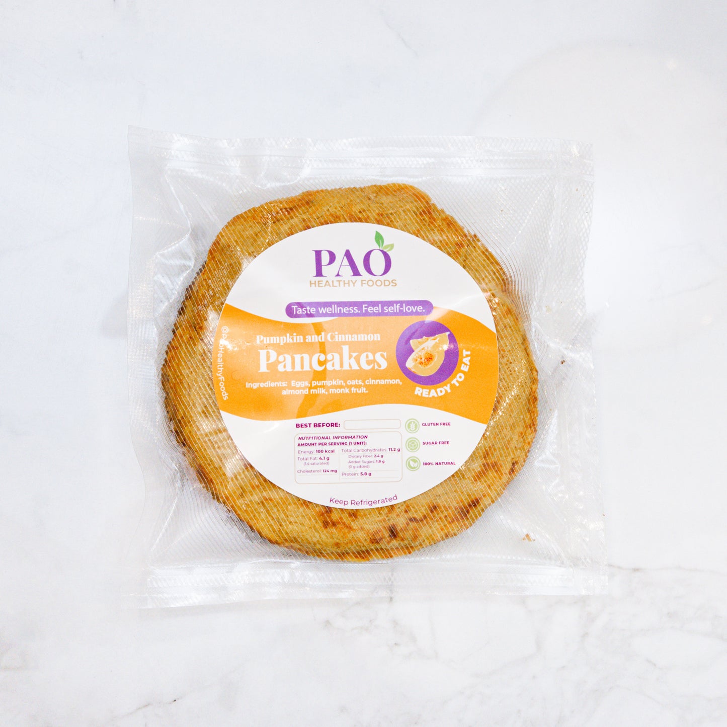 Pumpkin Cinnamon Pancakes