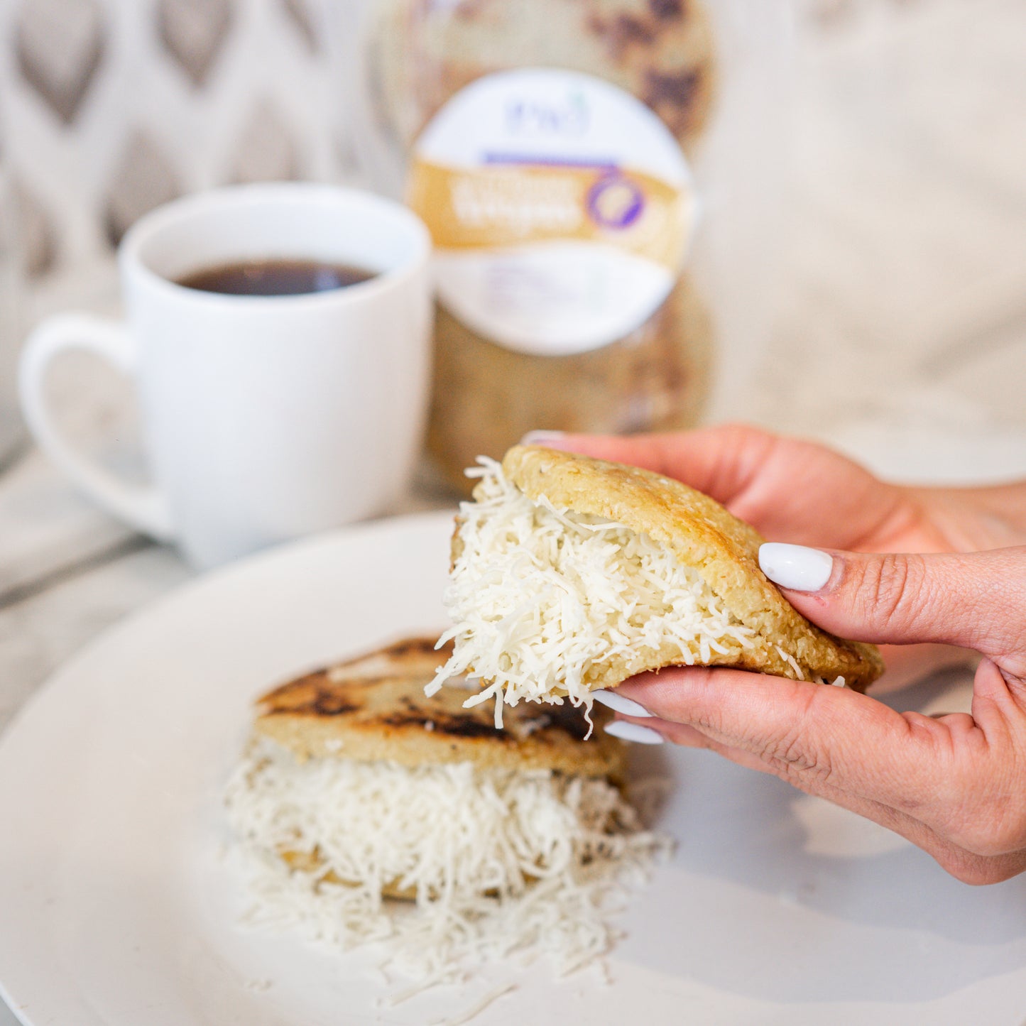 Sweet Plantain Arepas