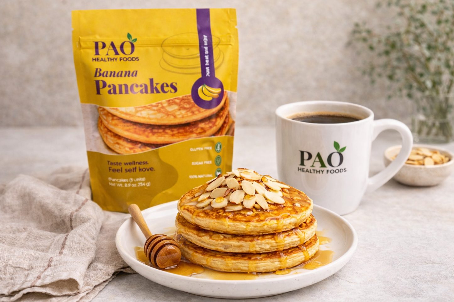 Banana Oat Pancakes — Fluffy, No Sugar Added 🥞